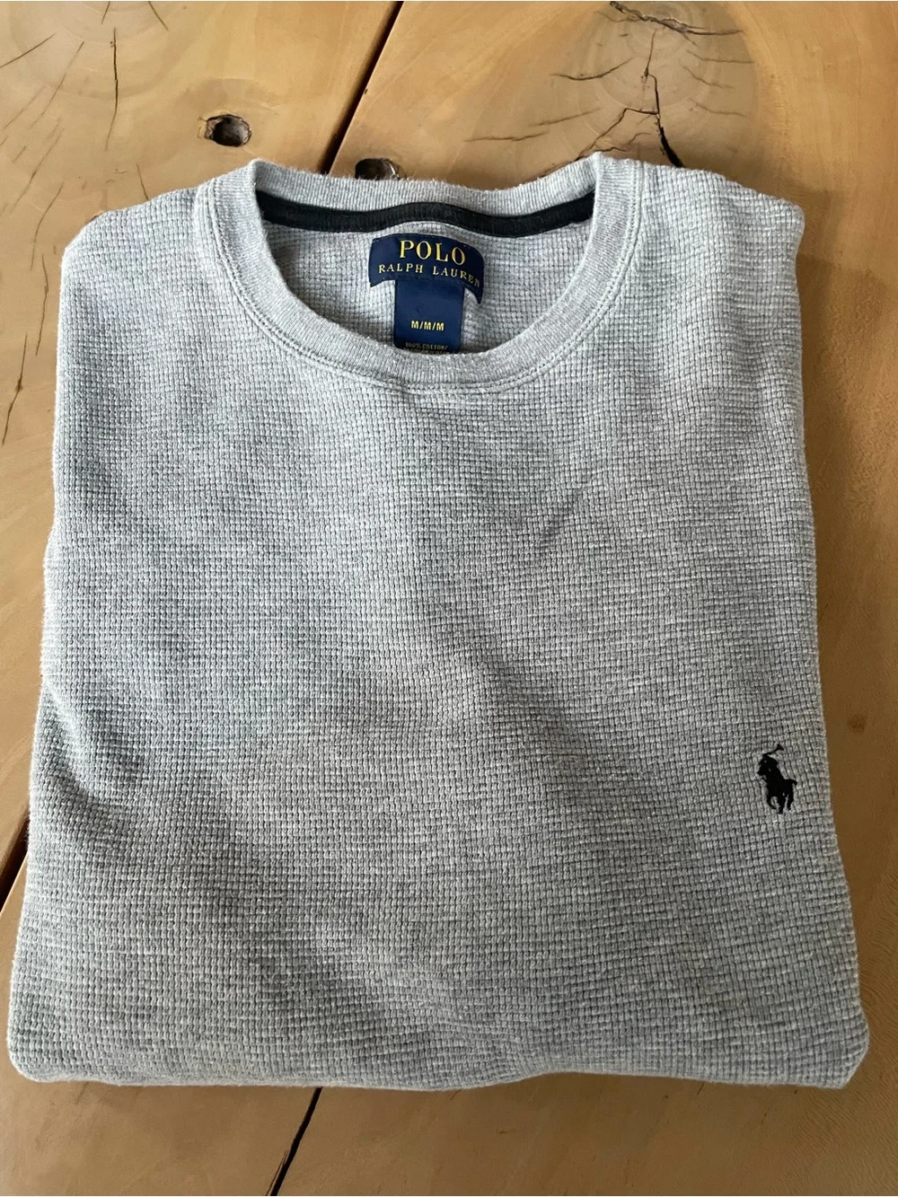Polo Ralph Lauren gray waffle